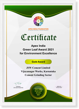 Apex India Green Leaf Award 2021